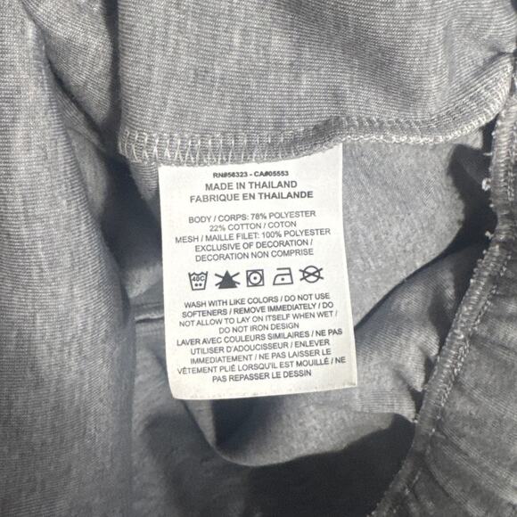 Womens Size S Nike Heather Gray USWNT Cropped Half-Zip Pullover Hoodie US Soccer - Picture 6 of 7